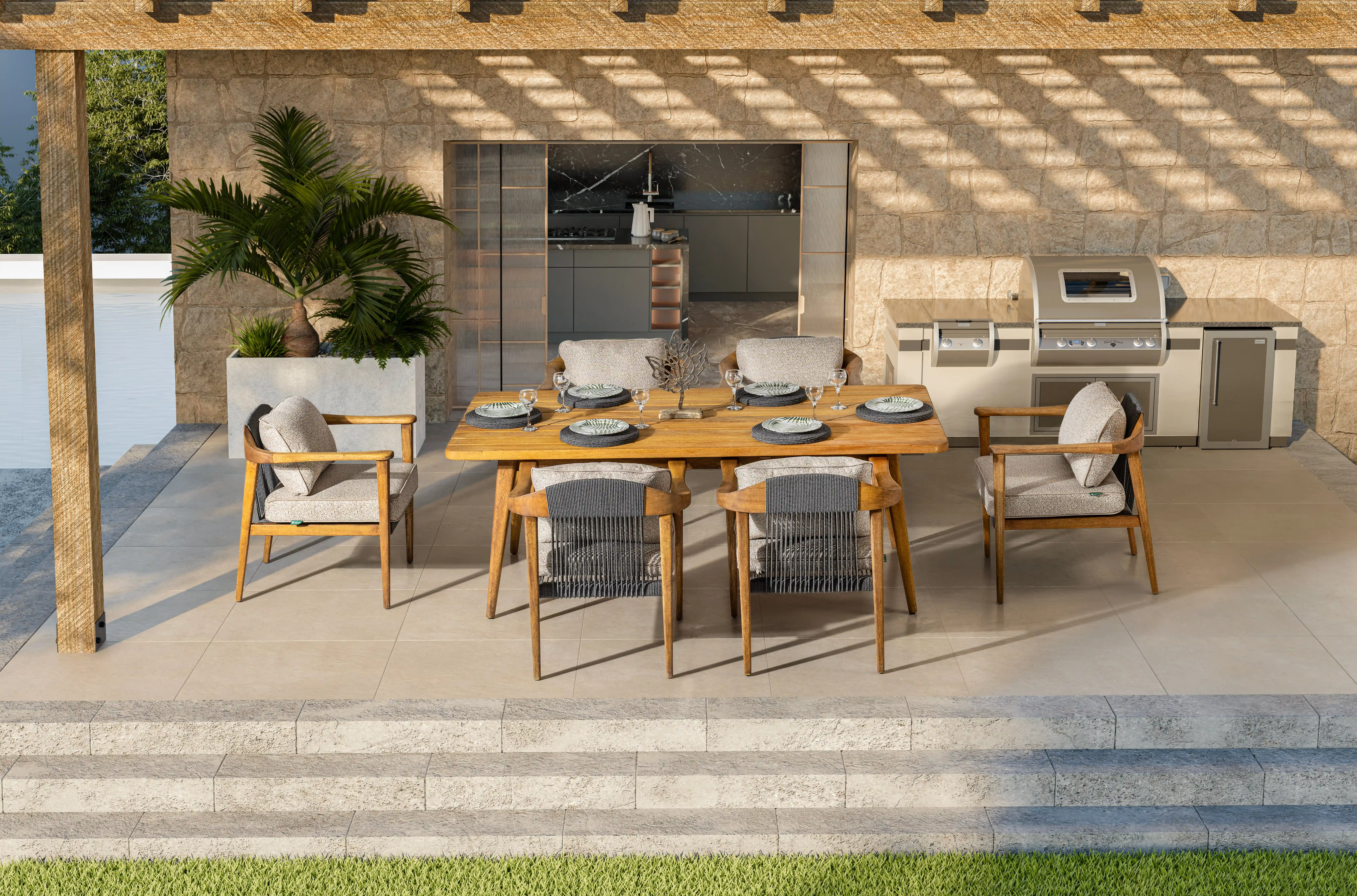 AYHANPARK KODU -15 - APOLLO BAHÇE MASA TAKIMI