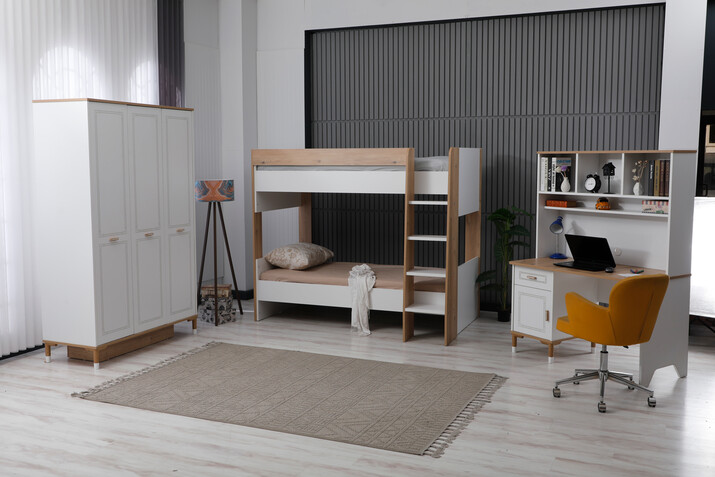 AYHANPARK KODU -54 - İKON AHŞAP RANZALI ÇOCUK ODASI