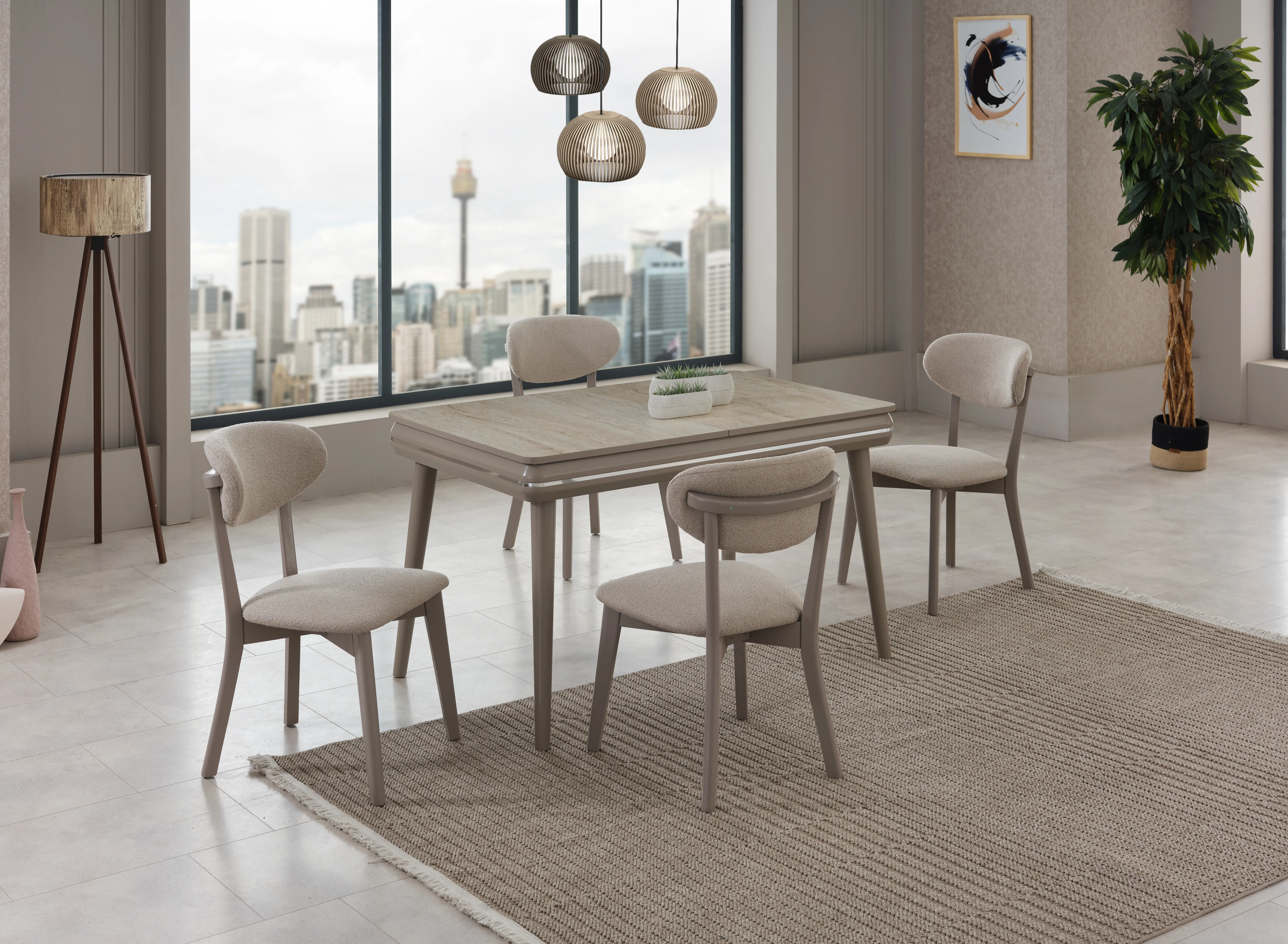 AYHANPARK KODU -03 - İnci Travarten Kappicino Masa Takımı