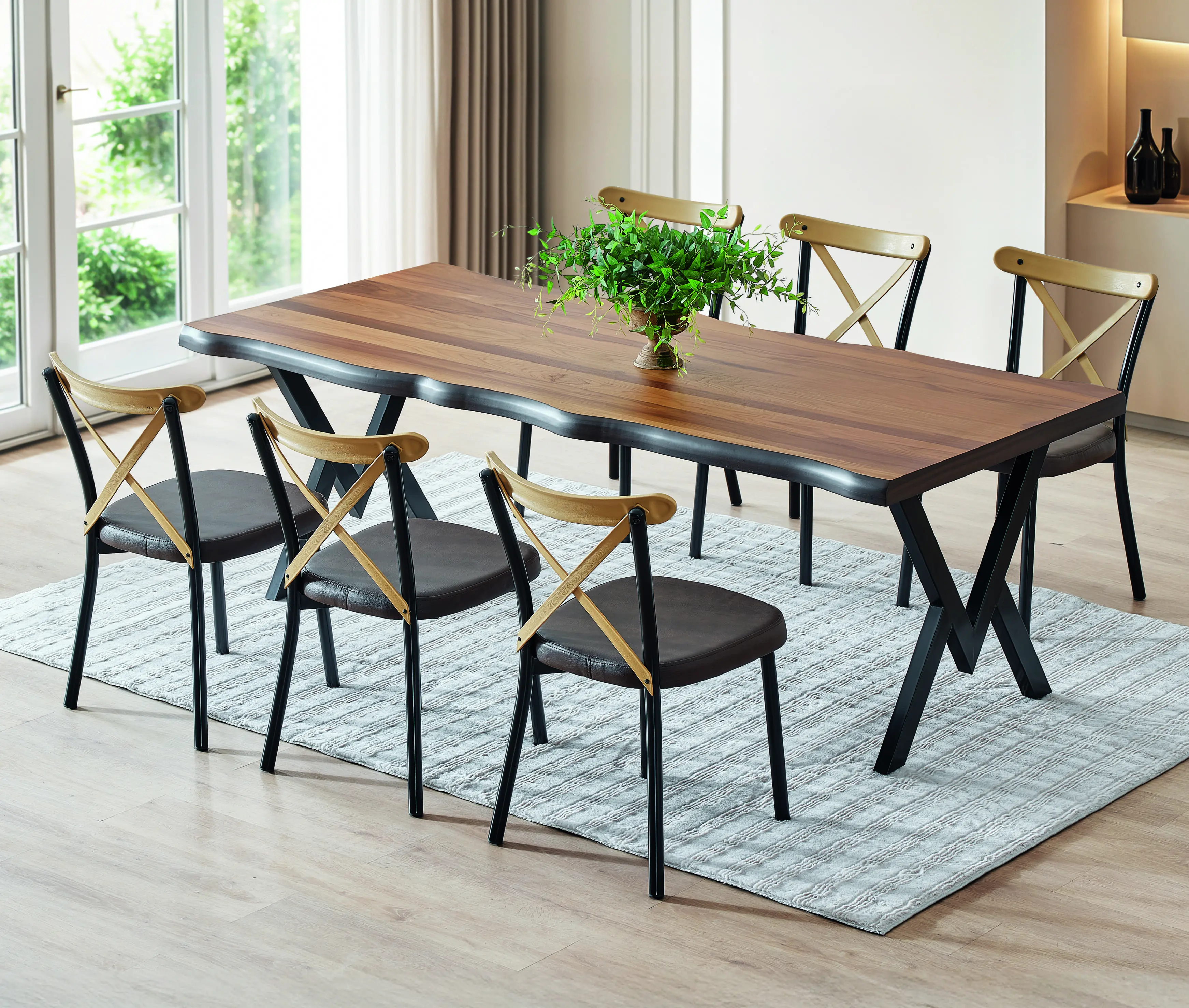 AYHANPARK KODU -48 - KÜTÜK CEVİZ KAPLAMA MS 380 MASA (1) (2)