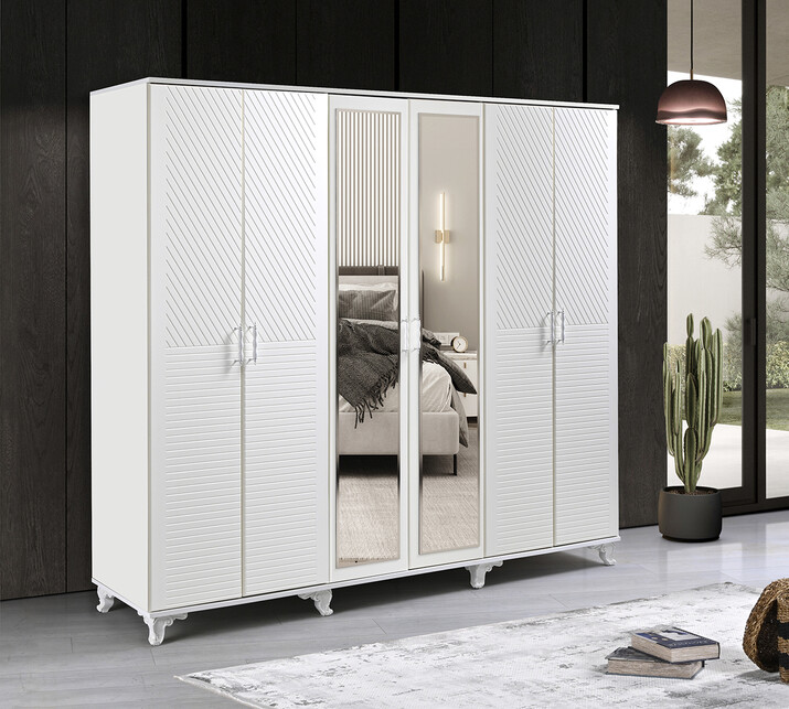 AYHANPARK KODU -64 - LAVİN 6 KAPAKLI DOLAP