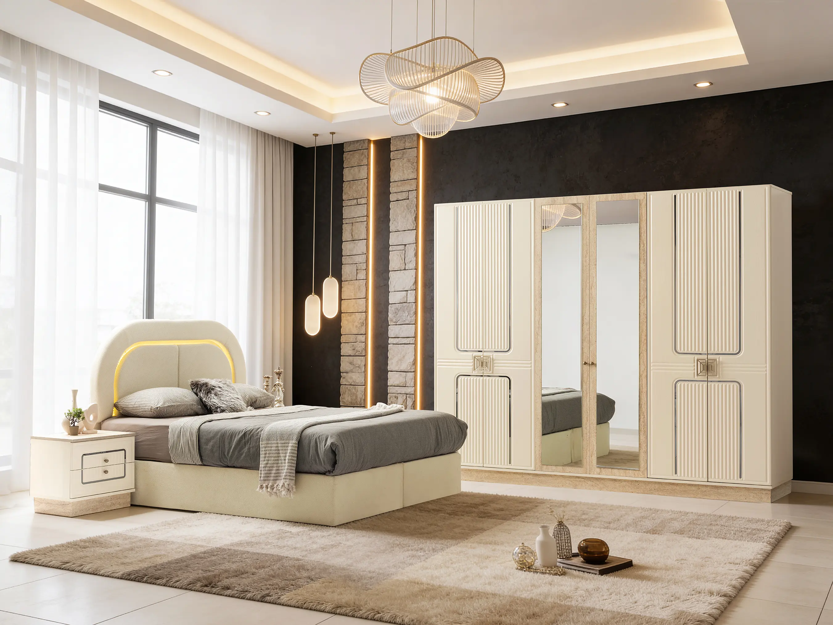 AYHANPARK KODU -20 - MİLANO YATAK ODASI 1