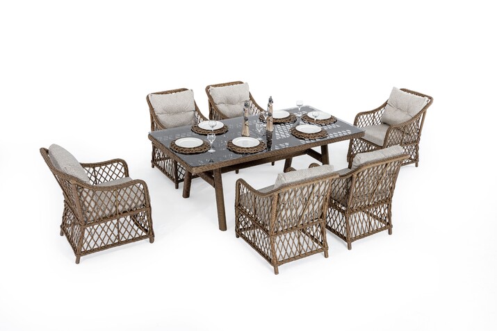 AYHANPARK KODU -15 - MODEO BAHÇE MASA TAKIMI