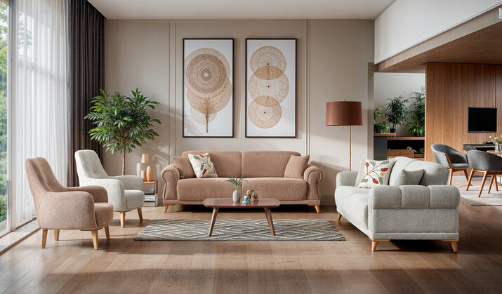 AYHANPARK KODU -74 - PALMİYE KOLTUK TAKIMI