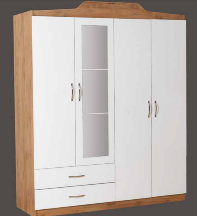 AYHANPARK KODU -17 - STİLL 4 KAPILI DOLAP