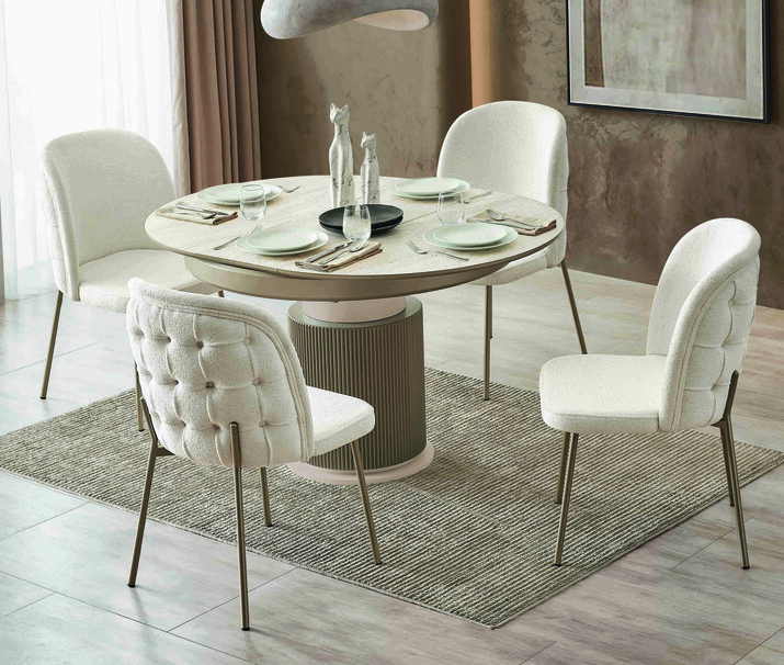 AYHANPARK KODU -48 - TRAVERTEN MS 360 BEJ MASA ES 130