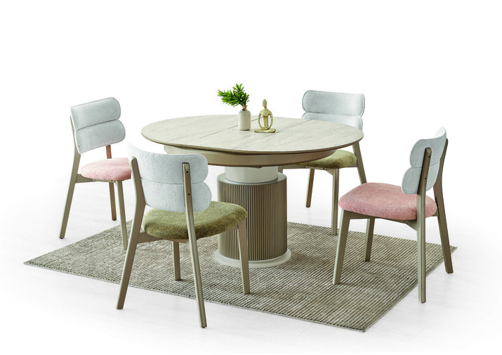 AYHANPARK KODU -48 - TRAVERTEN MS 360 BEJ MASA ES 330