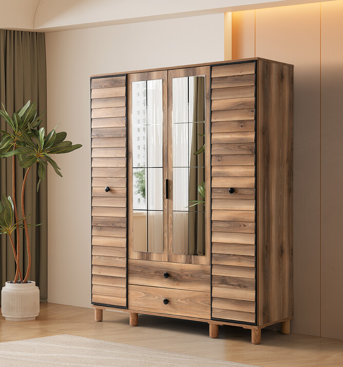 AYHANPARK KODU -20 - ZM-45 4 KAPILI DOLAP