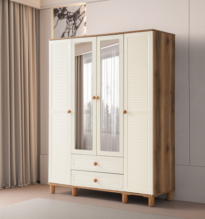 AYHANPARK KODU -20 - ZM-48 4 KAPILI DOLAP